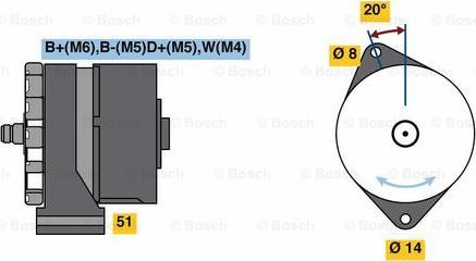 BOSCH 0 986 080 180 - Alternatore www.autoricambit.com