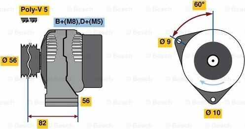 BOSCH 0 986 080 890 - Alternatore www.autoricambit.com