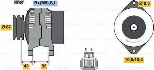 BOSCH 0 986 080 860 - Alternatore www.autoricambit.com