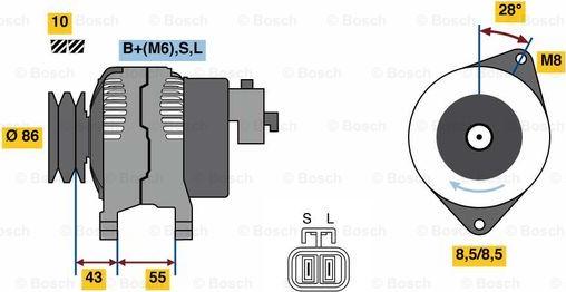 BOSCH 0 986 080 260 - Alternatore www.autoricambit.com