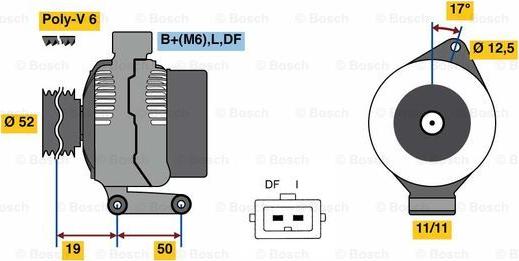 BOSCH 0 986 080 230 - Alternatore www.autoricambit.com