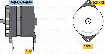 BOSCH 0 986 081 030 - Alternatore www.autoricambit.com