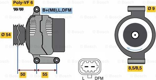 BOSCH 0 986 081 120 - Alternatore www.autoricambit.com