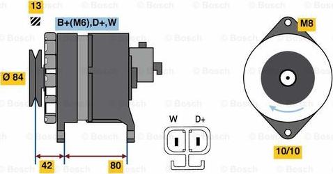 BOSCH 0 986 081 240 - Alternatore www.autoricambit.com