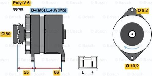 BOSCH 0 986 039 961 - Alternatore www.autoricambit.com