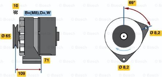 BOSCH 0 986 039 120 - Alternatore www.autoricambit.com