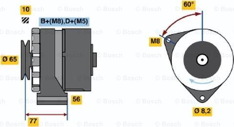 BOSCH 0 986 034 580 - Alternatore www.autoricambit.com