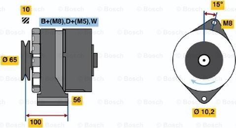 BOSCH 0 986 034 530 - Alternatore www.autoricambit.com