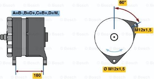 BOSCH 0 986 034 600 - Alternatore www.autoricambit.com