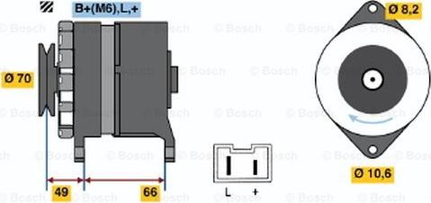 BOSCH 0 986 034 801 - Alternatore www.autoricambit.com