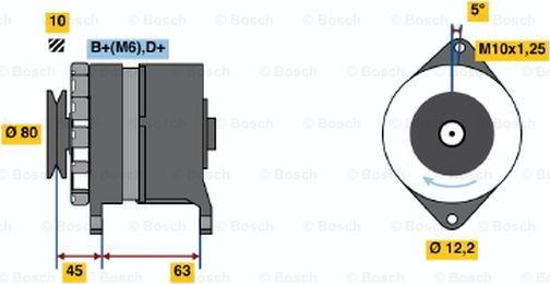 BOSCH 0 986 034 390 - Alternatore www.autoricambit.com