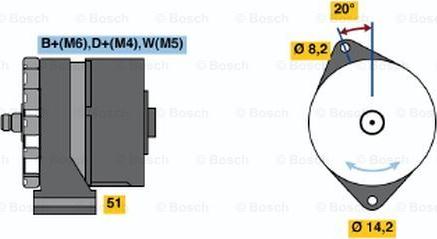 BOSCH 0 986 034 350 - Alternatore www.autoricambit.com