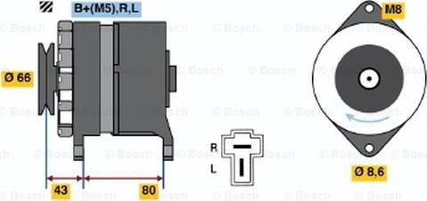 BOSCH 0 986 034 311 - Alternatore www.autoricambit.com