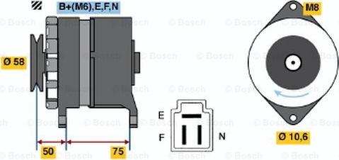 BOSCH 0 986 034 331 - Alternatore www.autoricambit.com