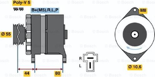 BOSCH 0 986 034 291 - Alternatore www.autoricambit.com