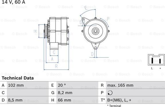 BOSCH 0 986 034 740 - Alternatore www.autoricambit.com