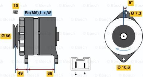 BOSCH 0 986 034 780 - Alternatore www.autoricambit.com