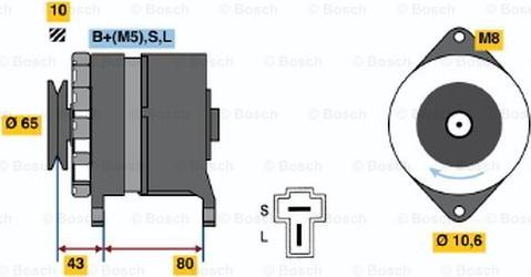 BOSCH 0 986 035 401 - Alternatore www.autoricambit.com