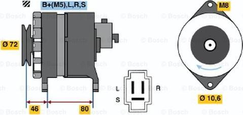 BOSCH 0 986 035 681 - Alternatore www.autoricambit.com