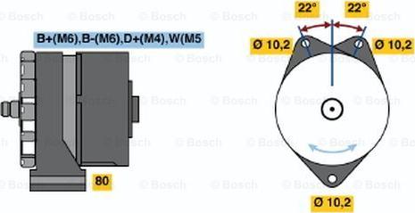 BOSCH 0 986 035 620 - Alternatore www.autoricambit.com