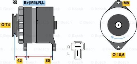 BOSCH 0 986 035 181 - Alternatore www.autoricambit.com