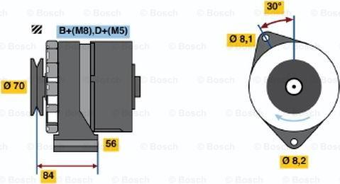 BOSCH 0 986 035 841 - Alternatore www.autoricambit.com