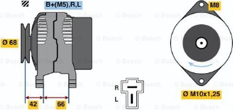 BOSCH 0 986 035 851 - Alternatore www.autoricambit.com