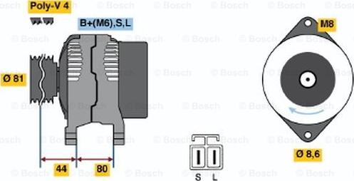 BOSCH 0 986 035 321 - Alternatore www.autoricambit.com