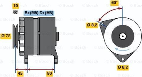 BOSCH 0 986 035 740 - Alternatore www.autoricambit.com