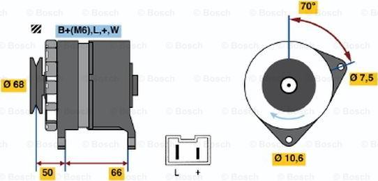 BOSCH 0 986 036 901 - Alternatore www.autoricambit.com