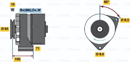 BOSCH 0 986 036 490 - Alternatore www.autoricambit.com