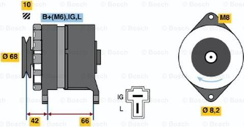 BOSCH 0 986 036 501 - Alternatore www.autoricambit.com