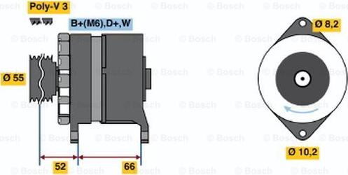 BOSCH 0 986 036 860 - Alternatore www.autoricambit.com