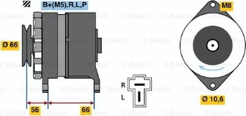 BOSCH 0 986 036 341 - Alternatore www.autoricambit.com