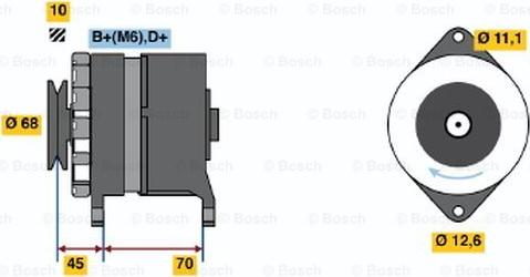 BOSCH 0 986 036 750 - Alternatore www.autoricambit.com