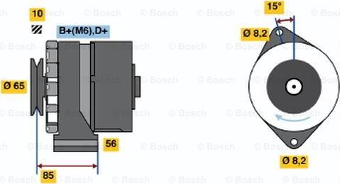 BOSCH 0 986 030 910 - Alternatore www.autoricambit.com