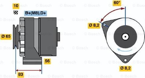 BOSCH 0 986 030 540 - Alternatore www.autoricambit.com