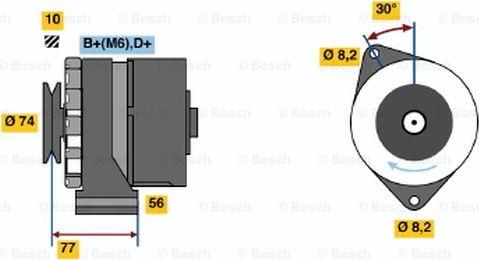 BOSCH 0 986 030 690 - Alternatore www.autoricambit.com