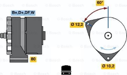 BOSCH 0 986 030 320 - Alternatore www.autoricambit.com