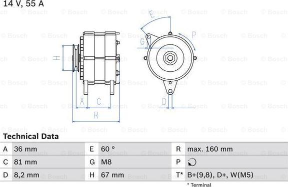 BOSCH 0 986 030 760 - Alternatore www.autoricambit.com