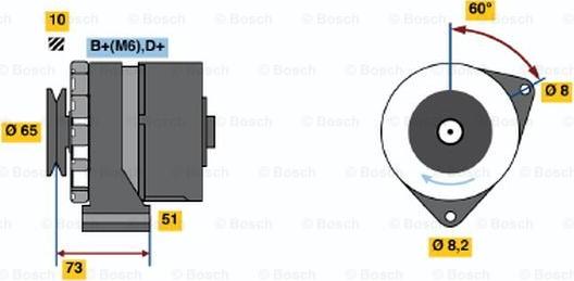 BOSCH 0 986 030 700 - Alternatore www.autoricambit.com