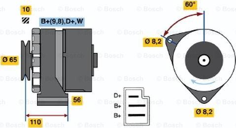 BOSCH 0 986 031 480 - Alternatore www.autoricambit.com