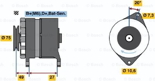 BOSCH 0 986 031 641 - Alternatore www.autoricambit.com