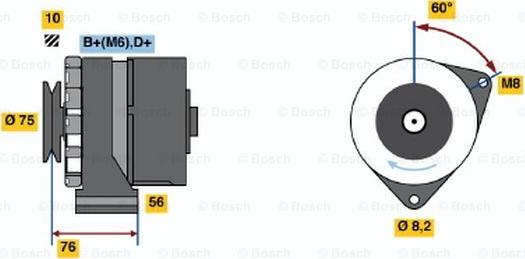 BOSCH 0 986 031 360 - Alternatore www.autoricambit.com