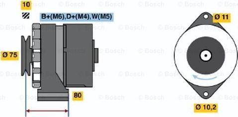 BOSCH 0 986 031 370 - Alternatore www.autoricambit.com