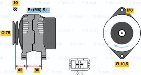 BOSCH 0 986 038 920 - Alternatore www.autoricambit.com