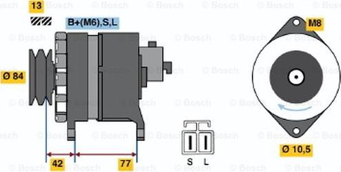 BOSCH 0 986 038 501 - Alternatore www.autoricambit.com