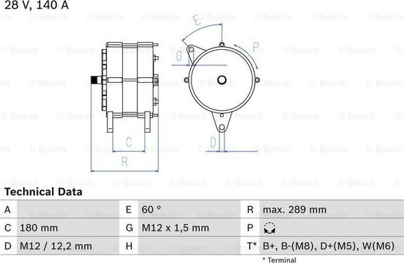 BOSCH 0 986 038 290 - Alternatore www.autoricambit.com