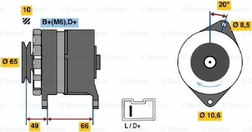 BOSCH 0 986 033 980 - Alternatore www.autoricambit.com