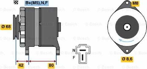 BOSCH 0 986 033 481 - Alternatore www.autoricambit.com